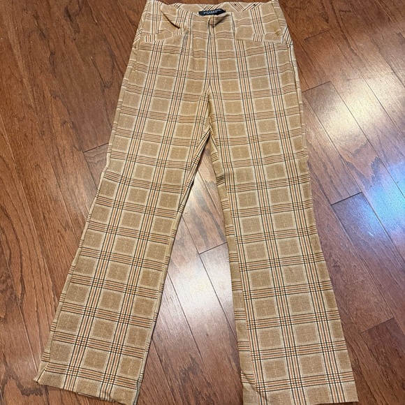 Liverpool Stella Plaid Kick Flare Pants - Picture 4 of 9